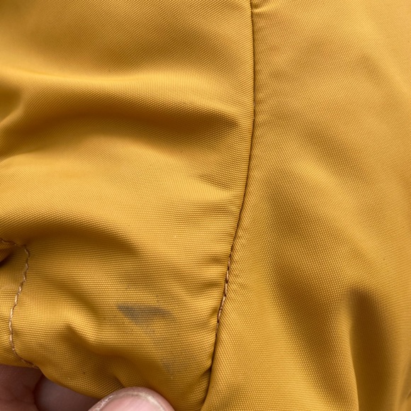 Men's VTG Frostline Kit Yellow Puffer Jacket M Full Zip Pockets Boulder Classic - Picture 9 of 15